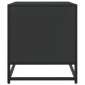 vidaXL Έπιπλο Τηλεόρασης Μαύρο 61x40x46 εκ. από Επεξεργ. Ξύλο/Μέταλλο