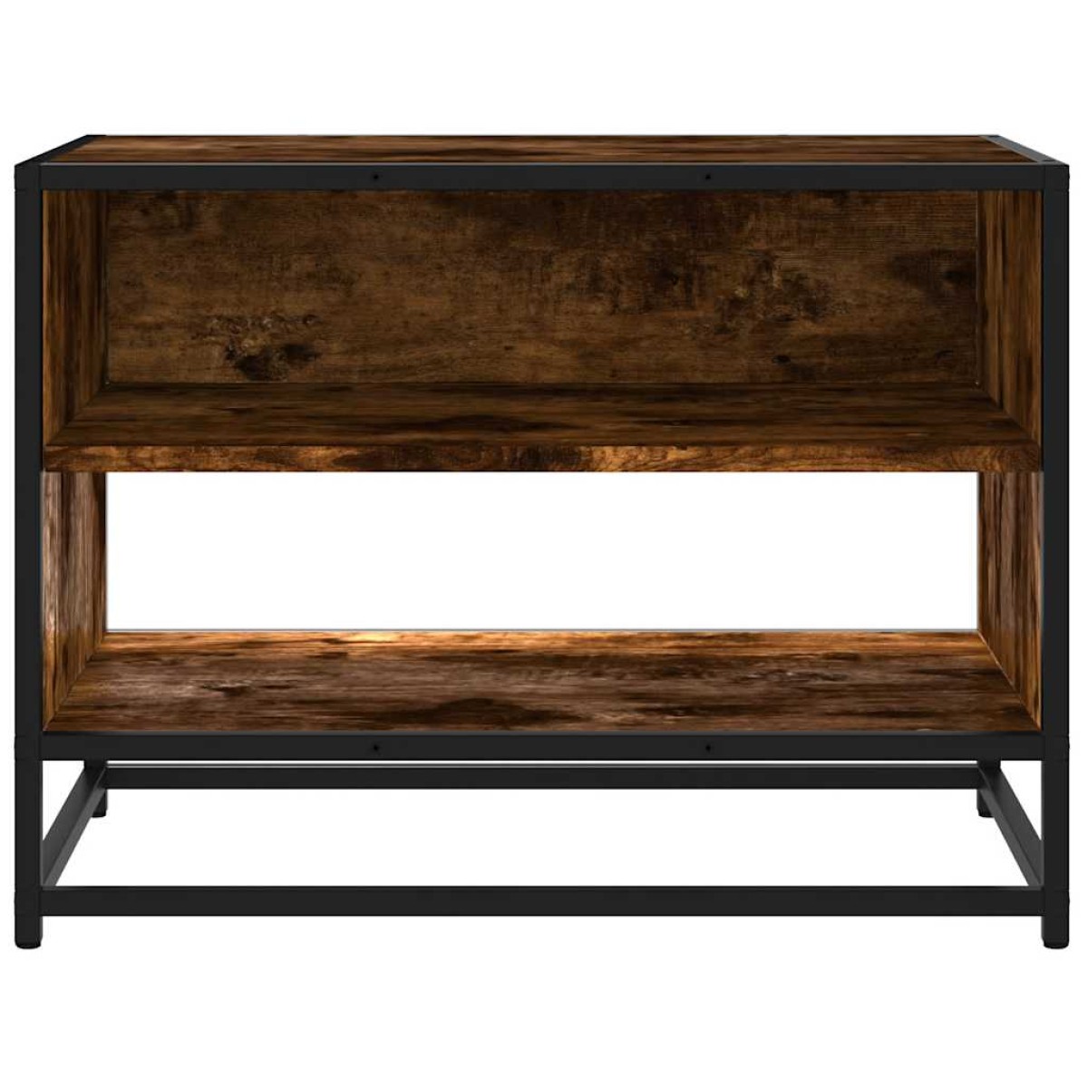 vidaXL Έπιπλο Τηλεόρασης Καπνιστή Δρυς 61x40x46 εκ Επεξ. Ξύλο/Μέταλλο