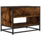 vidaXL Έπιπλο Τηλεόρασης Καπνιστή Δρυς 61x40x46 εκ Επεξ. Ξύλο/Μέταλλο