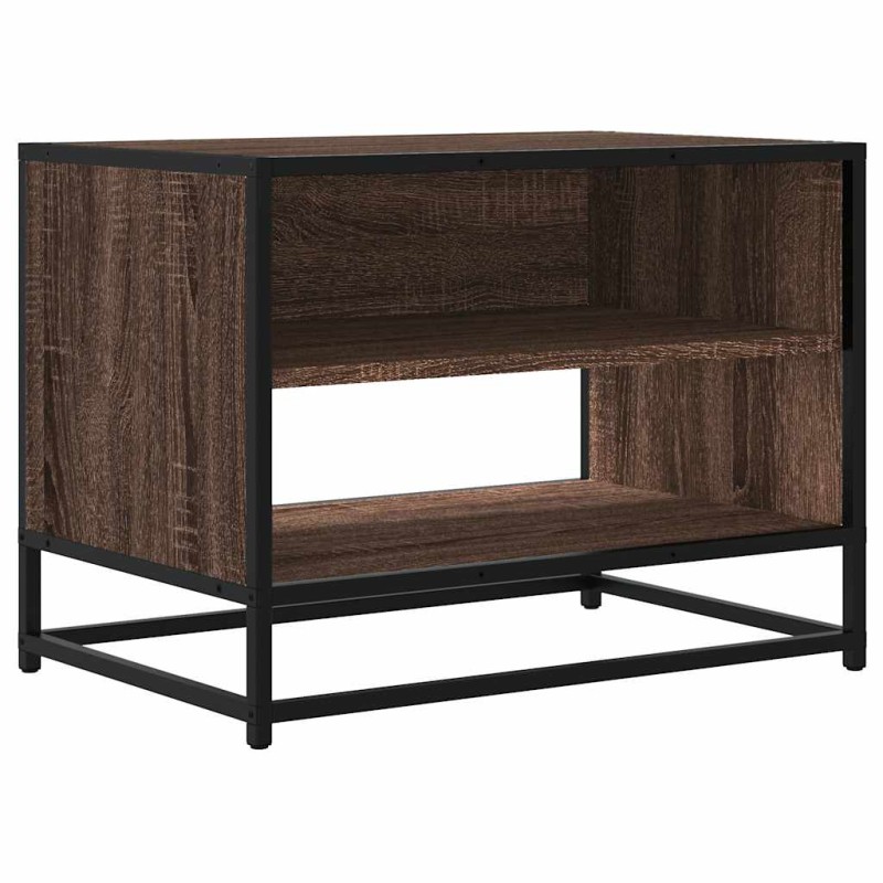 vidaXL Έπιπλο Τηλεόρασης Καφέ Δρυς 61x40x46 εκ. Επεξεργασμένο Ξύλο