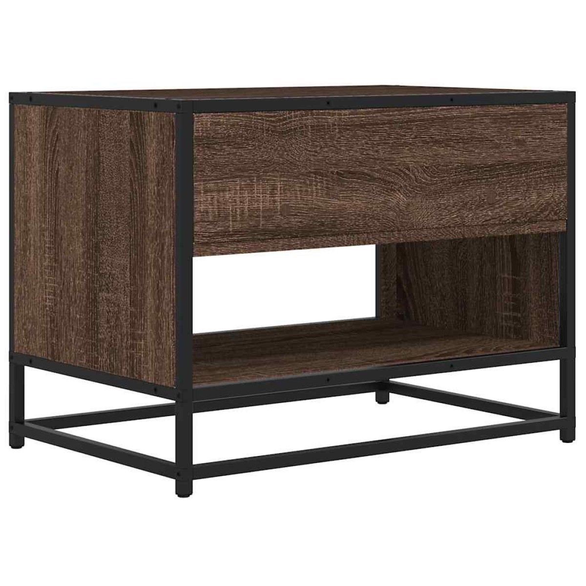 vidaXL Έπιπλο Τηλεόρασης Καφέ Δρυς 61x40x46 εκ. Επεξεργασμένο Ξύλο