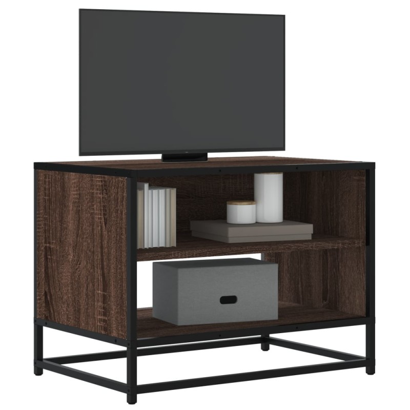 vidaXL Έπιπλο Τηλεόρασης Καφέ Δρυς 61x40x46 εκ. Επεξεργασμένο Ξύλο
