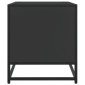 vidaXL Έπιπλο Τηλεόρασης Μαύρο 91x40x46 εκ. από Επεξεργ. Ξύλο/Μέταλλο