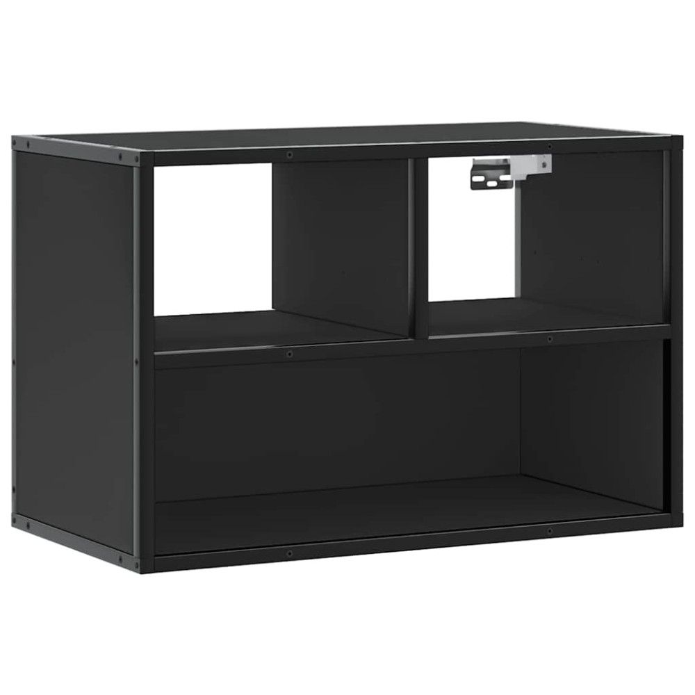 vidaXL Έπιπλο Τηλεόρασης Μαύρο 60x31x39,5 εκ. Επεξεργ. Ξύλο / Μέταλλο