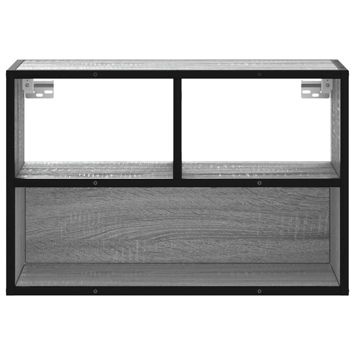 vidaXL Έπιπλο Τηλεόρασης Γκρι Sonoma 60x31x39,5 εκ. Επεξ.Ξύλο/Μέταλλο