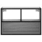 vidaXL Έπιπλο Τηλεόρασης Γκρι Sonoma 60x31x39,5 εκ. Επεξ.Ξύλο/Μέταλλο