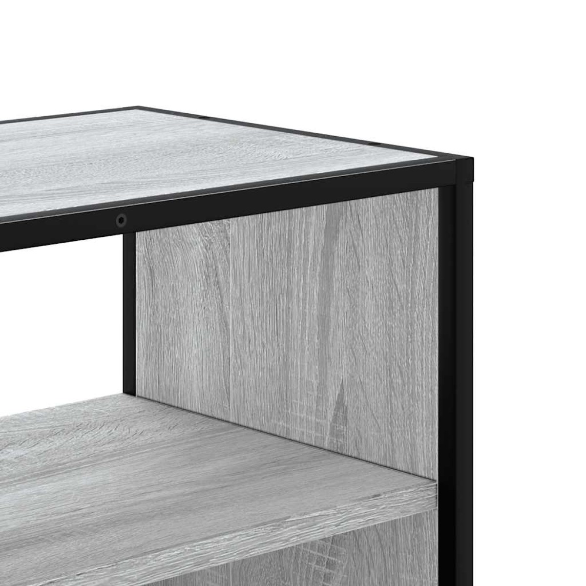 vidaXL Έπιπλο Τηλεόρασης Γκρι Sonoma 60x31x39,5 εκ. Επεξ.Ξύλο/Μέταλλο