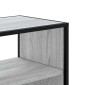 vidaXL Έπιπλο Τηλεόρασης Γκρι Sonoma 60x31x39,5 εκ. Επεξ.Ξύλο/Μέταλλο