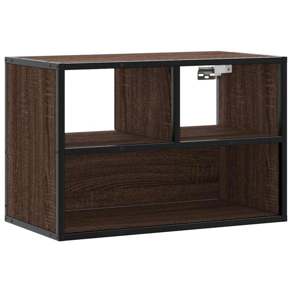 vidaXL Έπιπλο Τηλεόρασης Καφέ Δρυς 60x31x39,5 εκ. Επεξεργασμένο Ξύλο