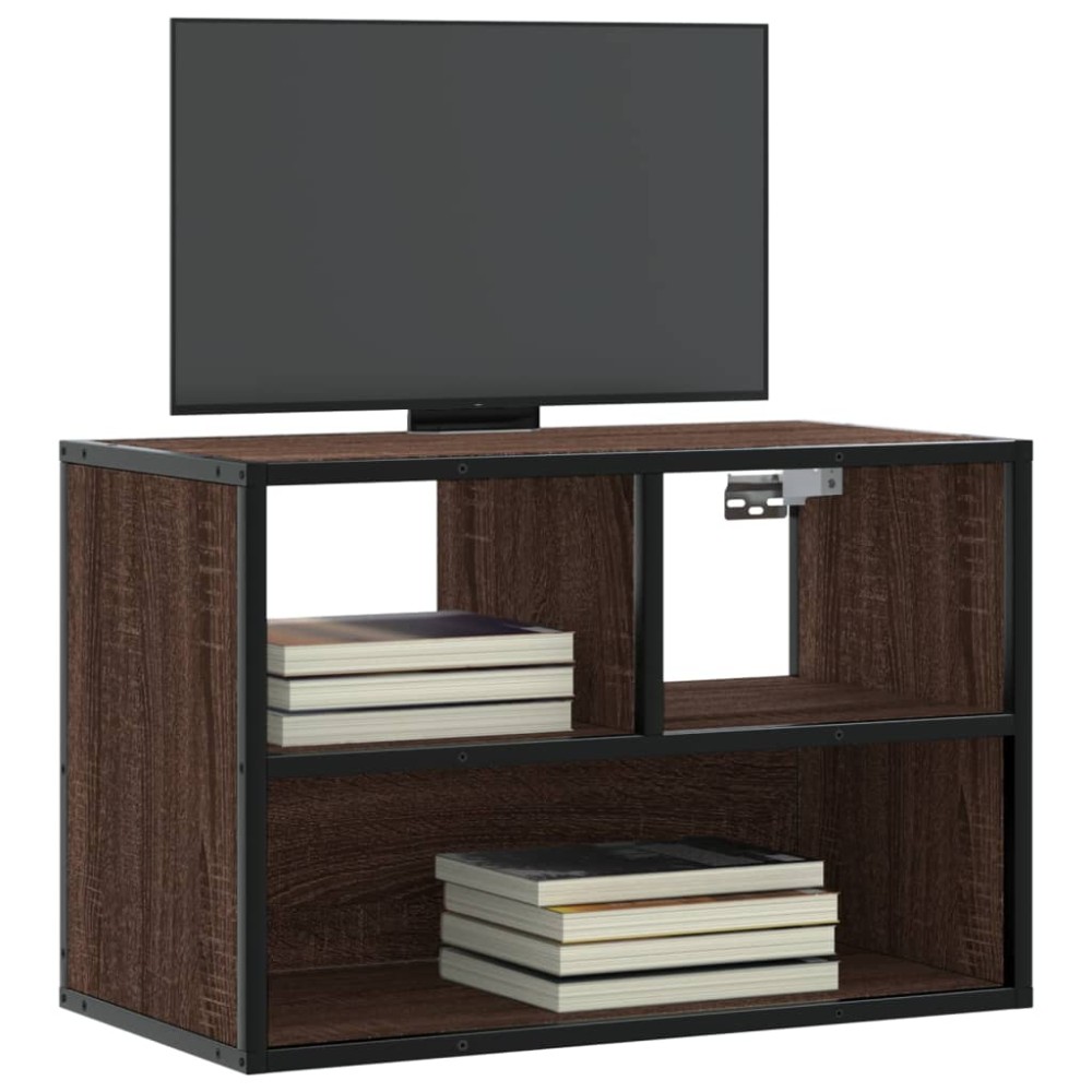 vidaXL Έπιπλο Τηλεόρασης Καφέ Δρυς 60x31x39,5 εκ. Επεξεργασμένο Ξύλο