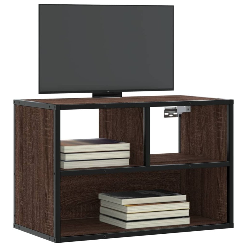 vidaXL Έπιπλο Τηλεόρασης Καφέ Δρυς 60x31x39,5 εκ. Επεξεργασμένο Ξύλο
