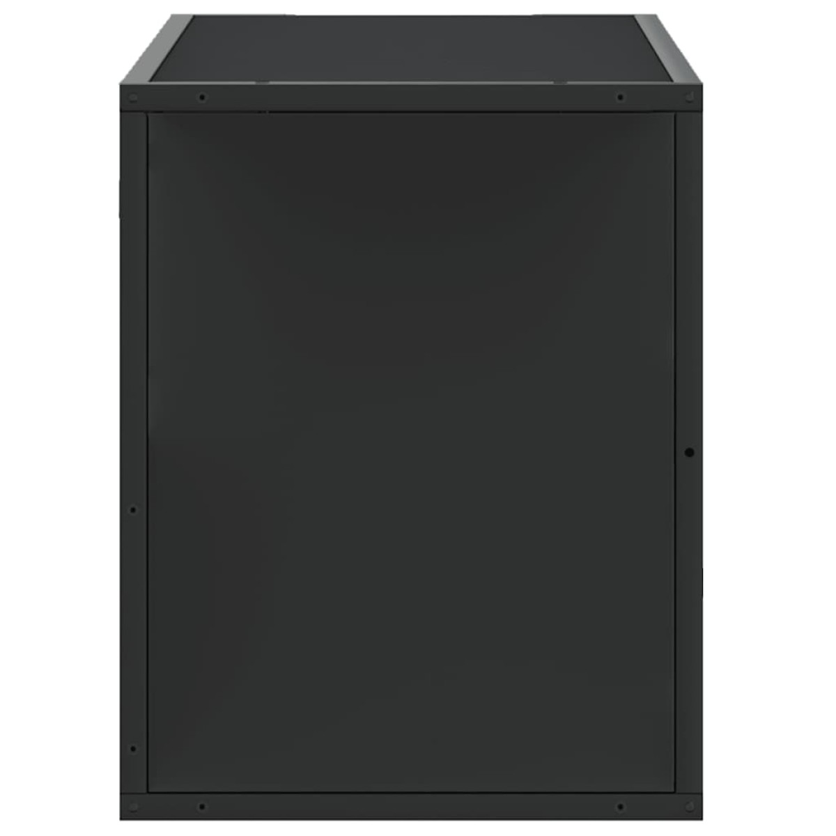 vidaXL Έπιπλο Τηλεόρασης Μαύρο 80x31x39,5 εκ. Επεξεργ. Ξύλο / Μέταλλο