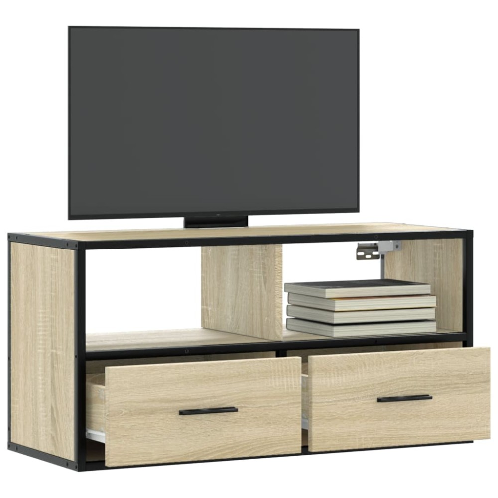vidaXL Έπιπλο Τηλεόρασης Sonoma Δρυς 80x31x39,5 εκ. Επεξ. Ξύλο