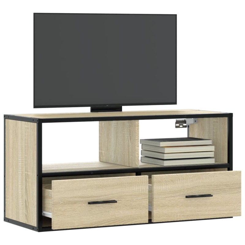 vidaXL Έπιπλο Τηλεόρασης Sonoma Δρυς 80x31x39,5 εκ. Επεξ. Ξύλο