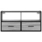 vidaXL Έπιπλο Τηλεόρασης Γκρι Sonoma 80x31x39,5 εκ. Επεξ.Ξύλο/Μέταλλο
