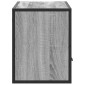 vidaXL Έπιπλο Τηλεόρασης Γκρι Sonoma 80x31x39,5 εκ. Επεξ.Ξύλο/Μέταλλο