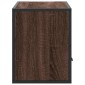 vidaXL Έπιπλο Τηλεόρασης Καφέ Δρυς 80x31x39,5 εκ Επεξ.Ξύλο/Μέταλλο