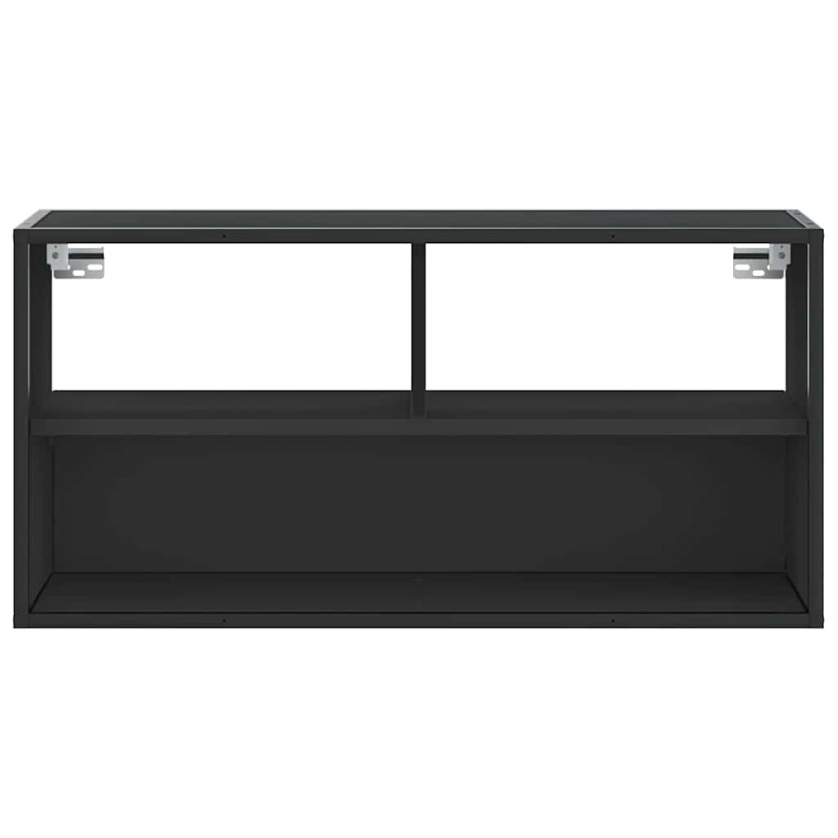 vidaXL Έπιπλο Τηλεόρασης Μαύρο 80x31x39,5 εκ. Επεξεργ. Ξύλο / Μέταλλο