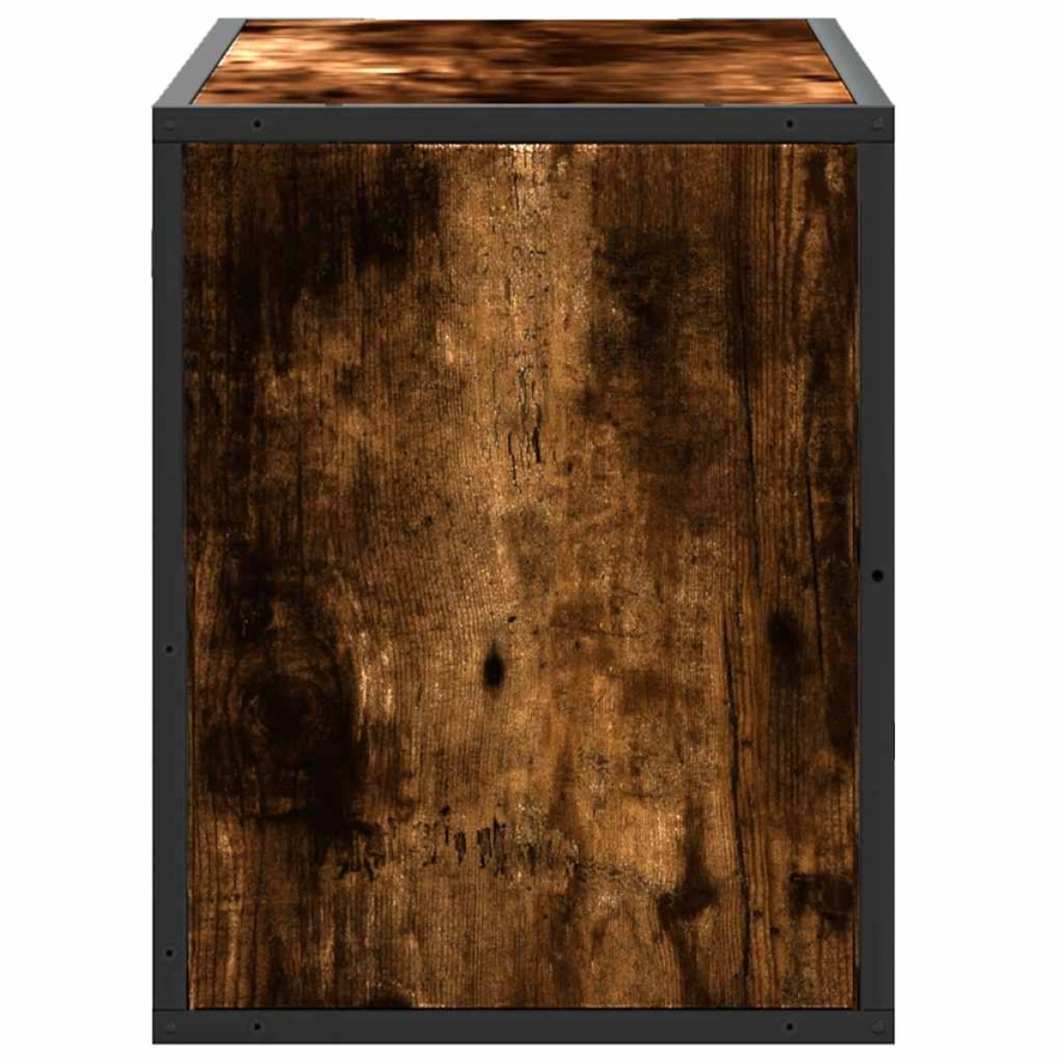 vidaXL Έπιπλο Τηλεόρασης Καπνιστή Δρυς 80x31x39,5 εκ Επεξ.Ξύλο/Μέταλλο