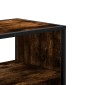 vidaXL Έπιπλο Τηλεόρασης Καπνιστή Δρυς 80x31x39,5 εκ Επεξ.Ξύλο/Μέταλλο