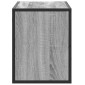 vidaXL Έπιπλο Τηλεόρασης Γκρι Sonoma 80x31x39,5 εκ. Επεξ.Ξύλο/Μέταλλο