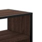 vidaXL Έπιπλο Τηλεόρασης Καφέ Δρυς 80x31x39,5 εκ Επεξ.Ξύλο/Μέταλλο