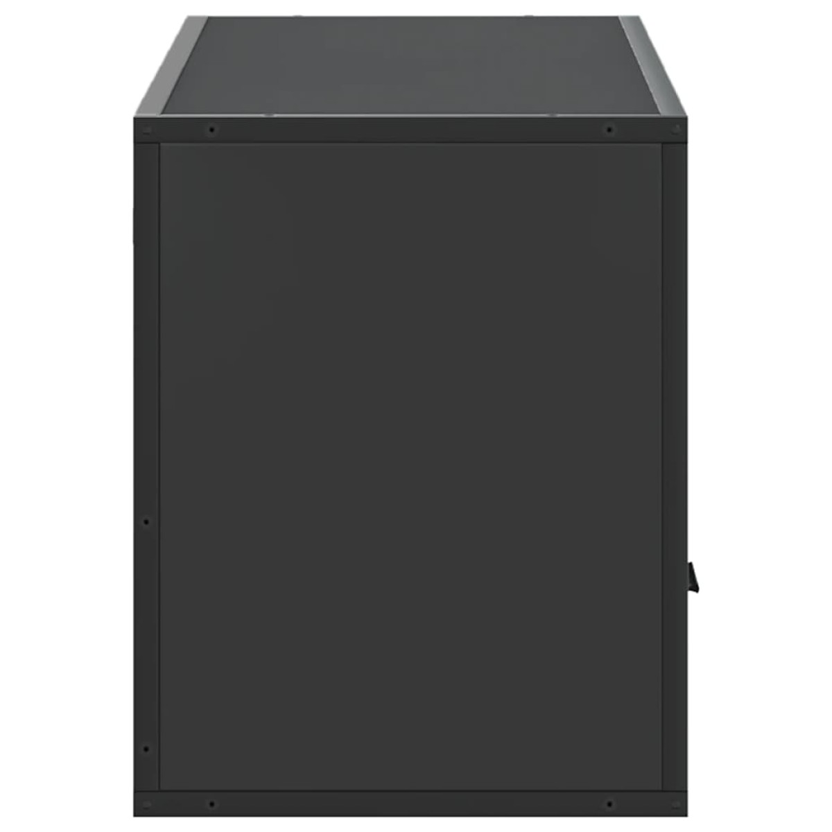 vidaXL Έπιπλο Τηλεόρασης Μαύρο 100x31x39,5 εκ. Επεξεργ. Ξύλο / Μέταλλο