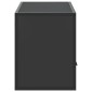 vidaXL Έπιπλο Τηλεόρασης Μαύρο 100x31x39,5 εκ. Επεξεργ. Ξύλο / Μέταλλο