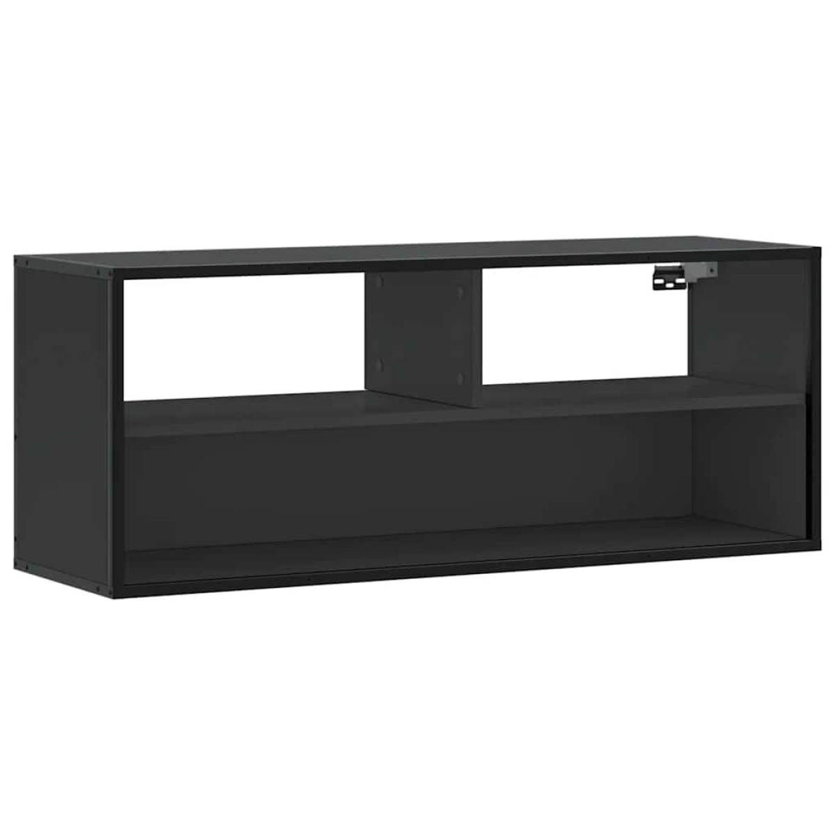 vidaXL Έπιπλο Τηλεόρασης Μαύρο 100x31x39,5 εκ. Επεξεργ. Ξύλο / Μέταλλο