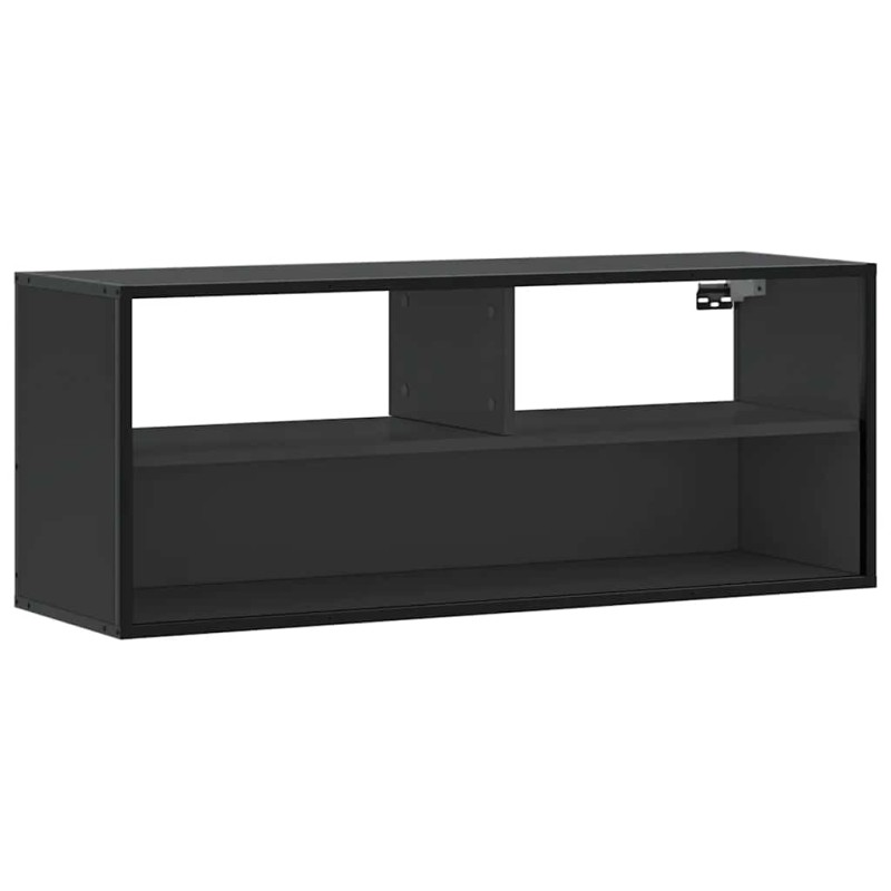vidaXL Έπιπλο Τηλεόρασης Μαύρο 100x31x39,5 εκ. Επεξεργ. Ξύλο / Μέταλλο