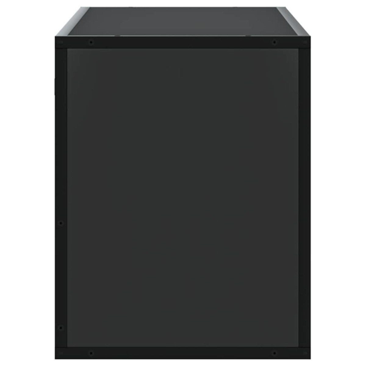 vidaXL Έπιπλο Τηλεόρασης Μαύρο 100x31x39,5 εκ. Επεξεργ. Ξύλο / Μέταλλο