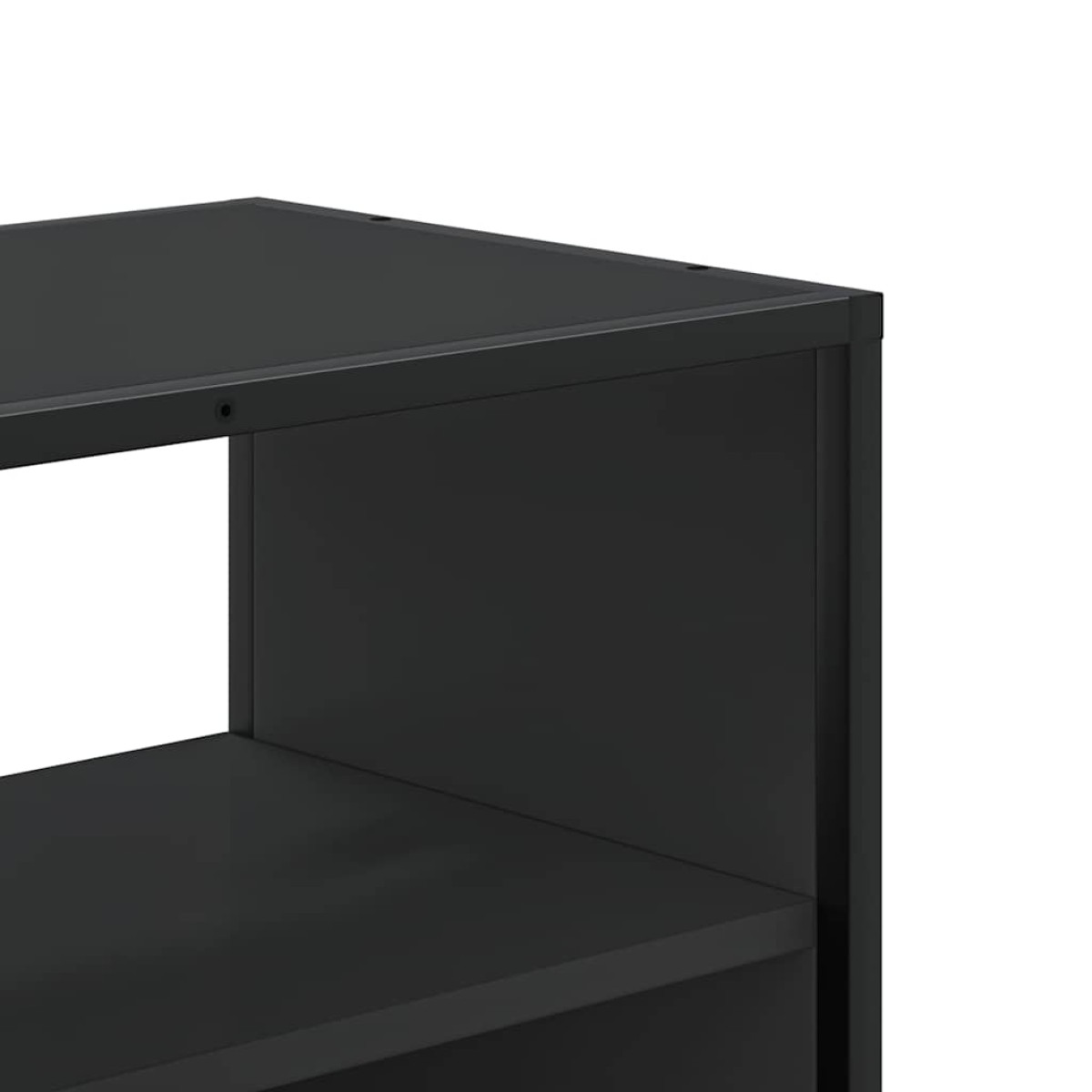 vidaXL Έπιπλο Τηλεόρασης Μαύρο 100x31x39,5 εκ. Επεξεργ. Ξύλο / Μέταλλο