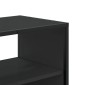 vidaXL Έπιπλο Τηλεόρασης Μαύρο 100x31x39,5 εκ. Επεξεργ. Ξύλο / Μέταλλο