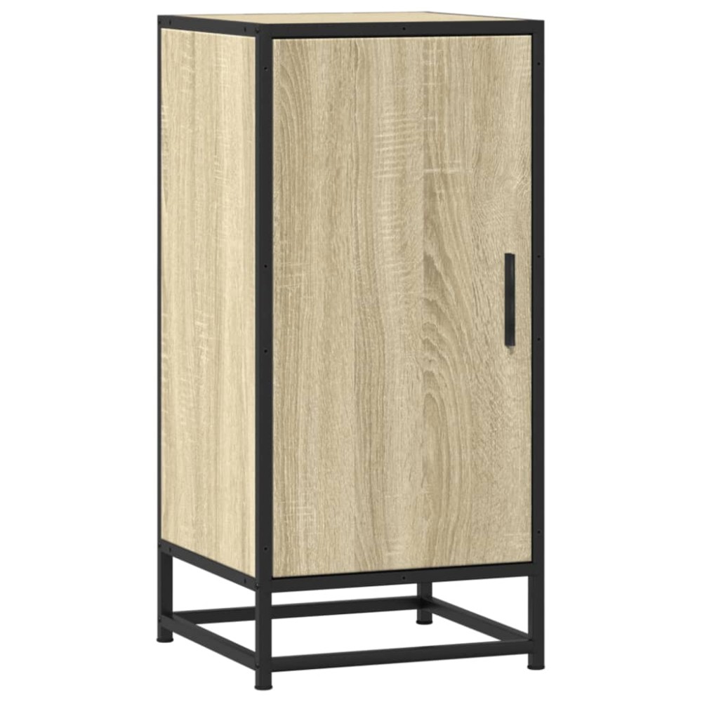 vidaXL Συρταριέρα Sonoma Δρυς 35,5x35x76 εκ. Επεξ. Ξύλο + Μέταλλο