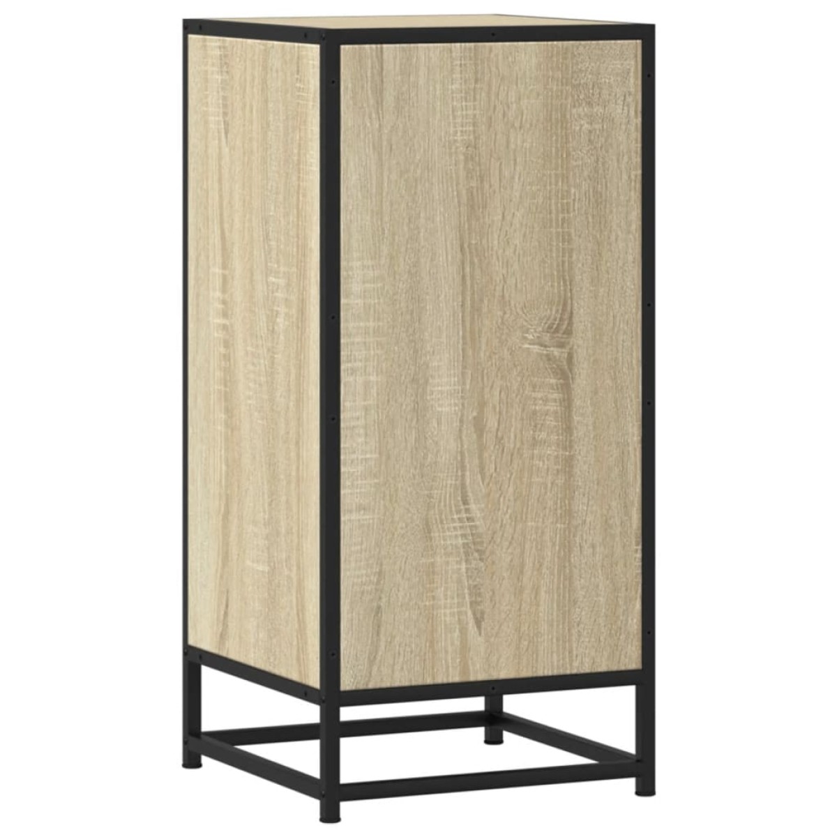 vidaXL Συρταριέρα Sonoma Δρυς 35,5x35x76 εκ. Επεξ. Ξύλο + Μέταλλο
