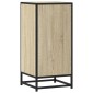 vidaXL Συρταριέρα Sonoma Δρυς 35,5x35x76 εκ. Επεξ. Ξύλο + Μέταλλο