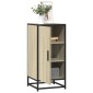 vidaXL Συρταριέρα Sonoma Δρυς 35,5x35x76 εκ. Επεξ. Ξύλο + Μέταλλο
