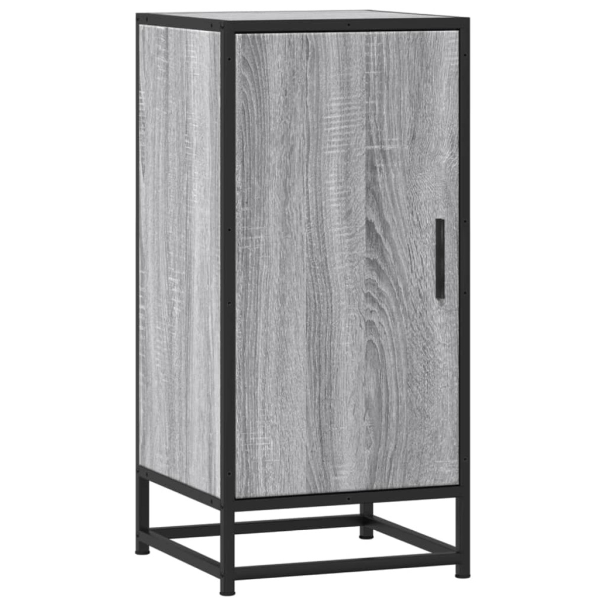 vidaXL Ραφιέρα Γκρι Sonoma 35,5x35x76 εκ. Επεξ. Ξύλο + Μέταλλο