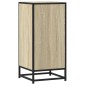 vidaXL Συρταριέρα Sonoma Δρυς 35,5x35x76 εκ. Επεξ. Ξύλο + Μέταλλο