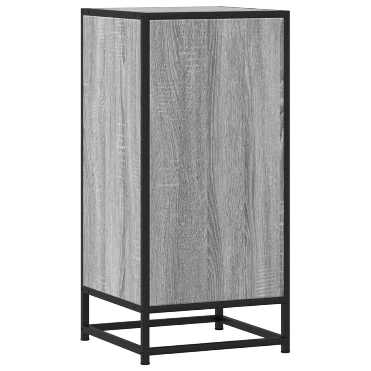 vidaXL Ραφιέρα Γκρι Sonoma 35,5x35x76 εκ. Επεξ. Ξύλο + Μέταλλο
