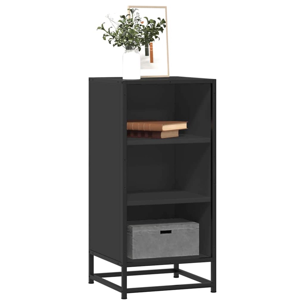 vidaXL Ραφιέρα Καφέ Δρυς 35,5x35x76 εκ. Επεξ. Ξύλο + Μέταλλο