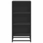 vidaXL Ραφιέρα Καφέ Δρυς 35,5x35x76 εκ. Επεξ. Ξύλο + Μέταλλο