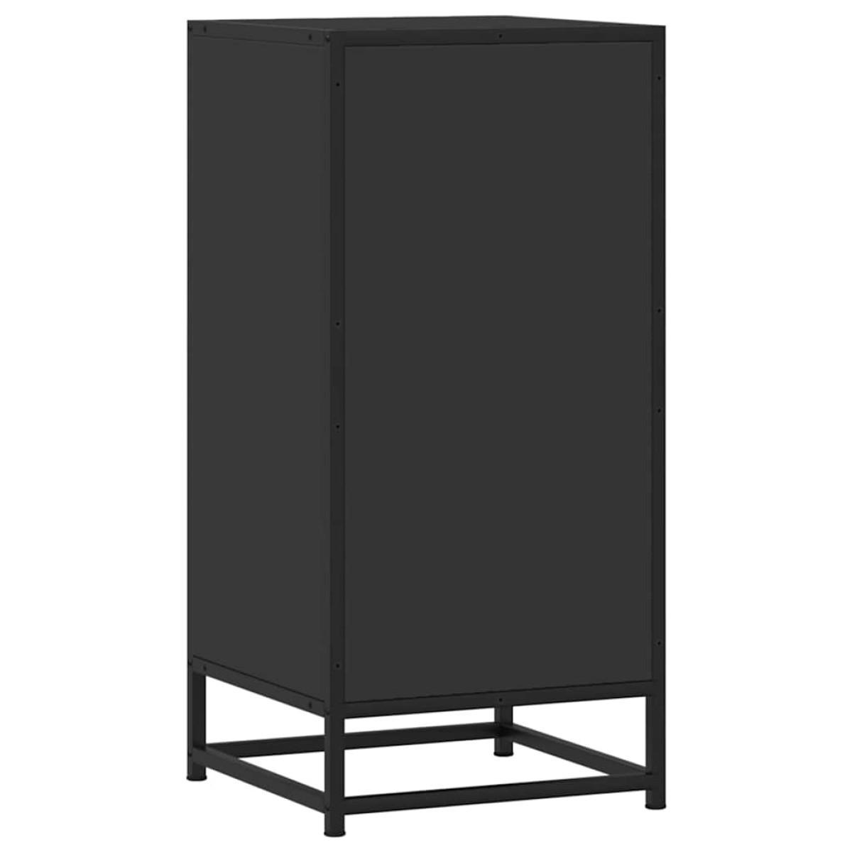 vidaXL Ραφιέρα Καφέ Δρυς 35,5x35x76 εκ. Επεξ. Ξύλο + Μέταλλο