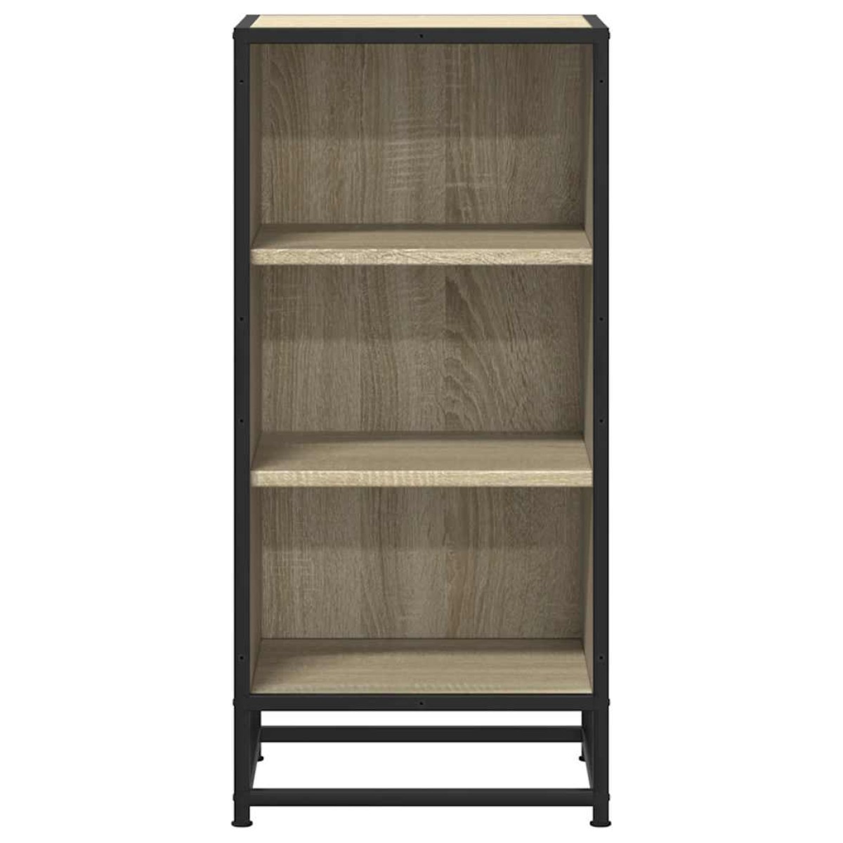 vidaXL Συρταριέρα Sonoma Δρυς 35,5x35x76 εκ. Επεξ. Ξύλο + Μέταλλο