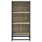 vidaXL Συρταριέρα Sonoma Δρυς 35,5x35x76 εκ. Επεξ. Ξύλο + Μέταλλο