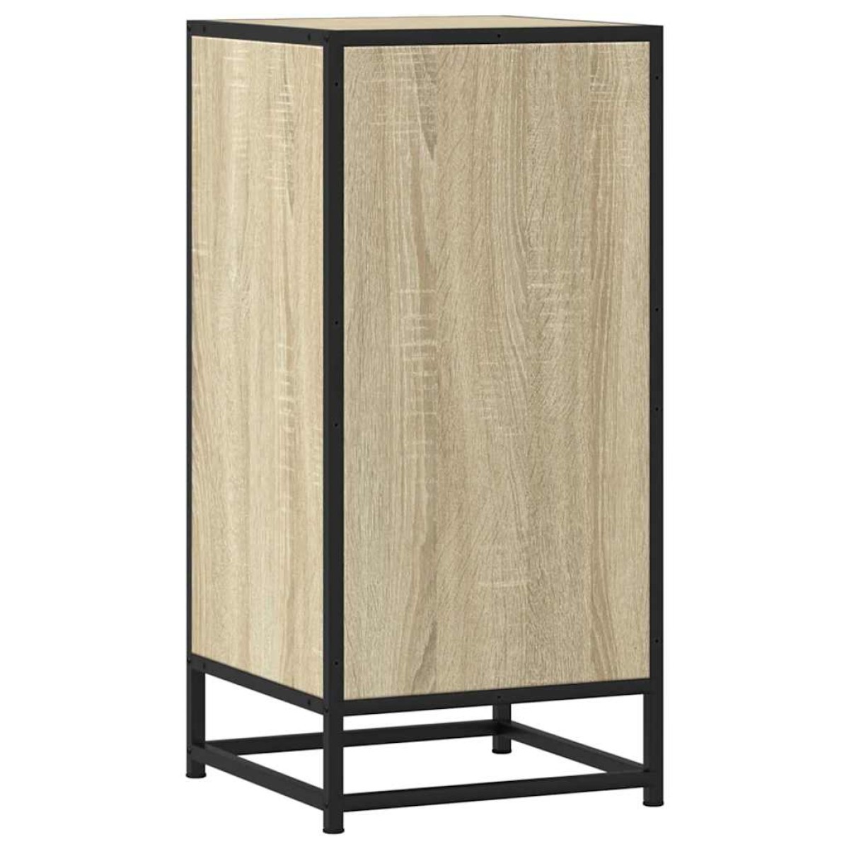 vidaXL Συρταριέρα Sonoma Δρυς 35,5x35x76 εκ. Επεξ. Ξύλο + Μέταλλο