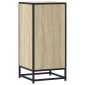 vidaXL Συρταριέρα Sonoma Δρυς 35,5x35x76 εκ. Επεξ. Ξύλο + Μέταλλο