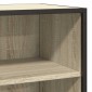 vidaXL Συρταριέρα Sonoma Δρυς 35,5x35x76 εκ. Επεξ. Ξύλο + Μέταλλο
