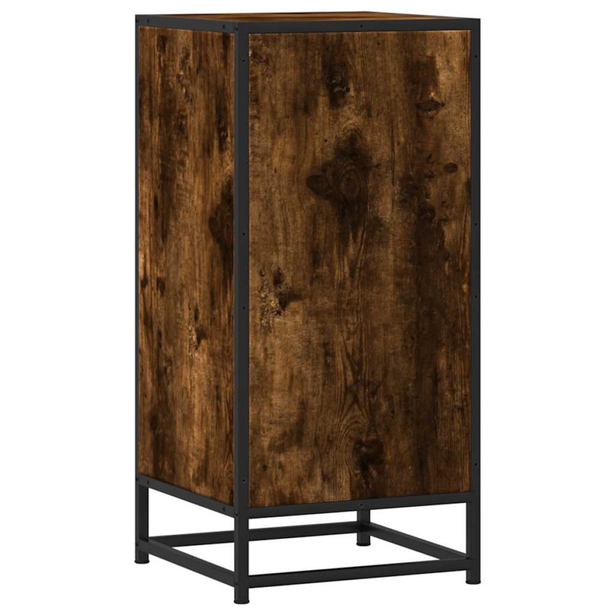 vidaXL Ραφιέρα Καπνιστή Δρυς 35,5x35x76 εκ. Επεξ. Ξύλο + Μέταλλο