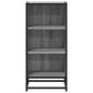 vidaXL Ραφιέρα Γκρι Sonoma 35,5x35x76 εκ. Επεξ. Ξύλο + Μέταλλο